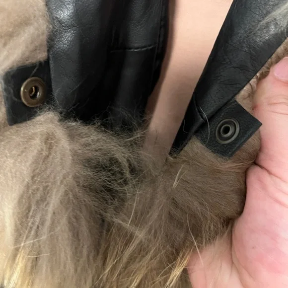 CUSTOM Firenze Lambskin Leather jacket w/ Fox Fur Trim